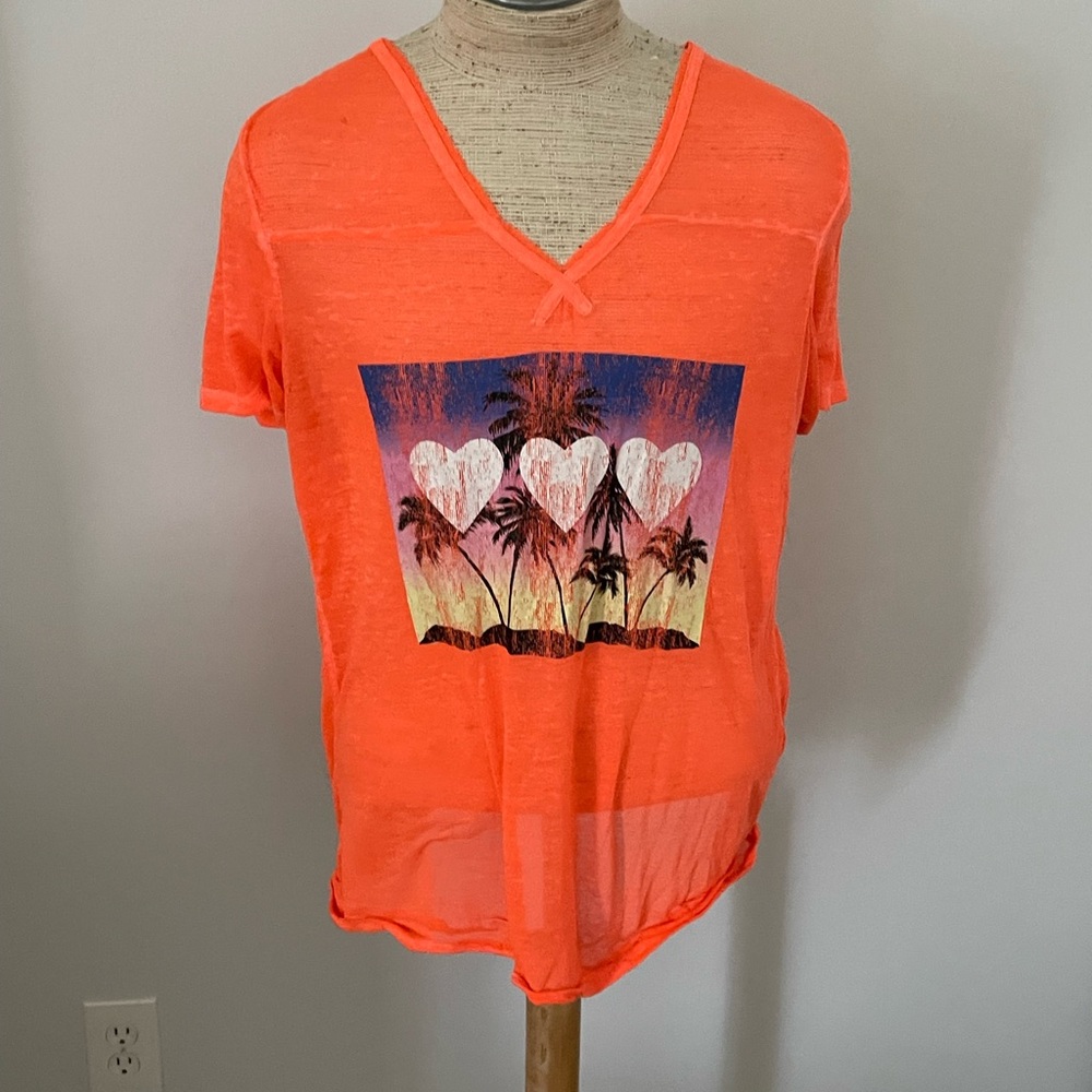 Orange 🍊 sunset sheer